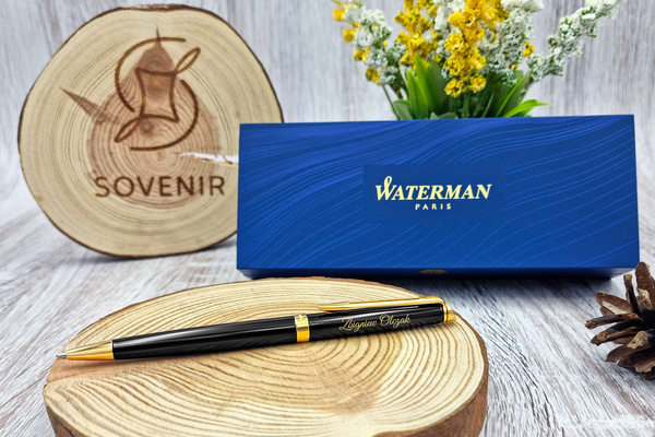 Długopis Waterman Hemisphere GT czarny z GRAWEREM