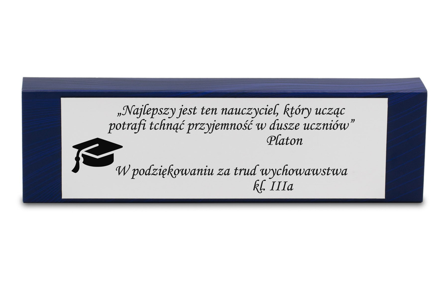 Długopis Waterman Graduate Stalowy z GRAWEREM Tabliczka