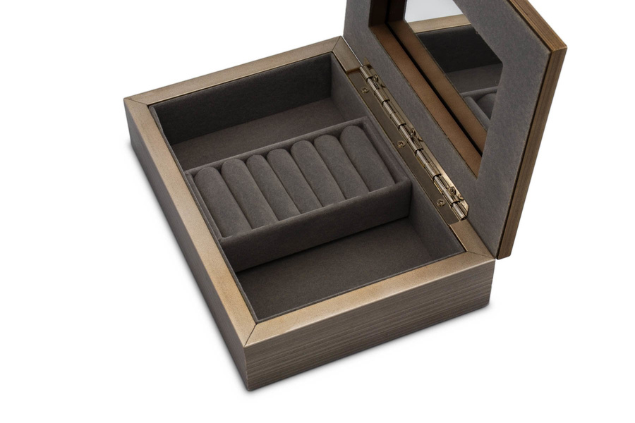 Drewniana szkatułka na Biżuterię z GRAWEREM XL