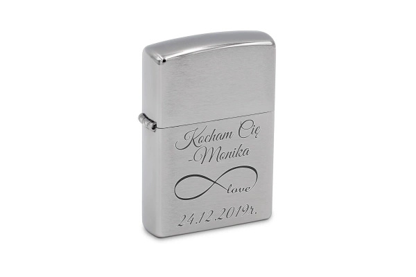 Zapalniczka ZIPPO z200 z GRAWEREM + BENZYNA