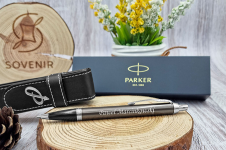 Długopis Parker IM Dark Espresso z GRAWEREM + ETUI